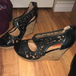 Vintage Miz Mooz Wedges 4in - sz7.5